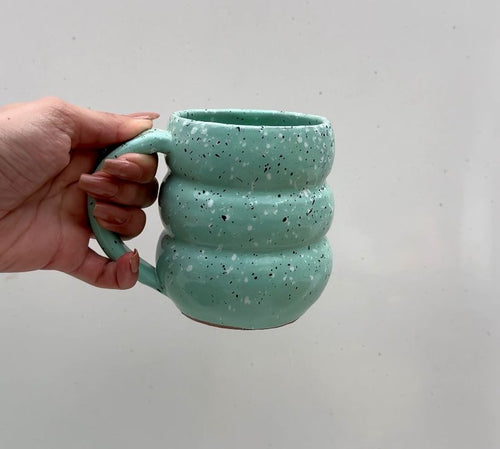 Bubbly Mint Blue mug